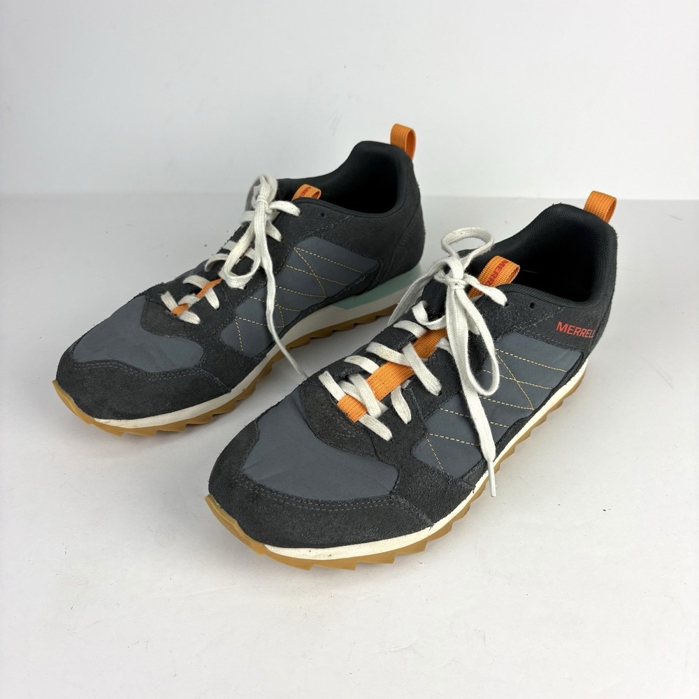 Merrell Shoes Mens 8 Alpine Blue Suede Walking Casual Low Top Sneakers Sz 9.5